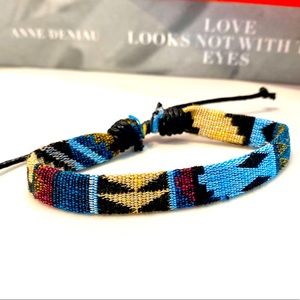 Handmade bracelets, Gift for her or him, Nepal teal themed bracelets